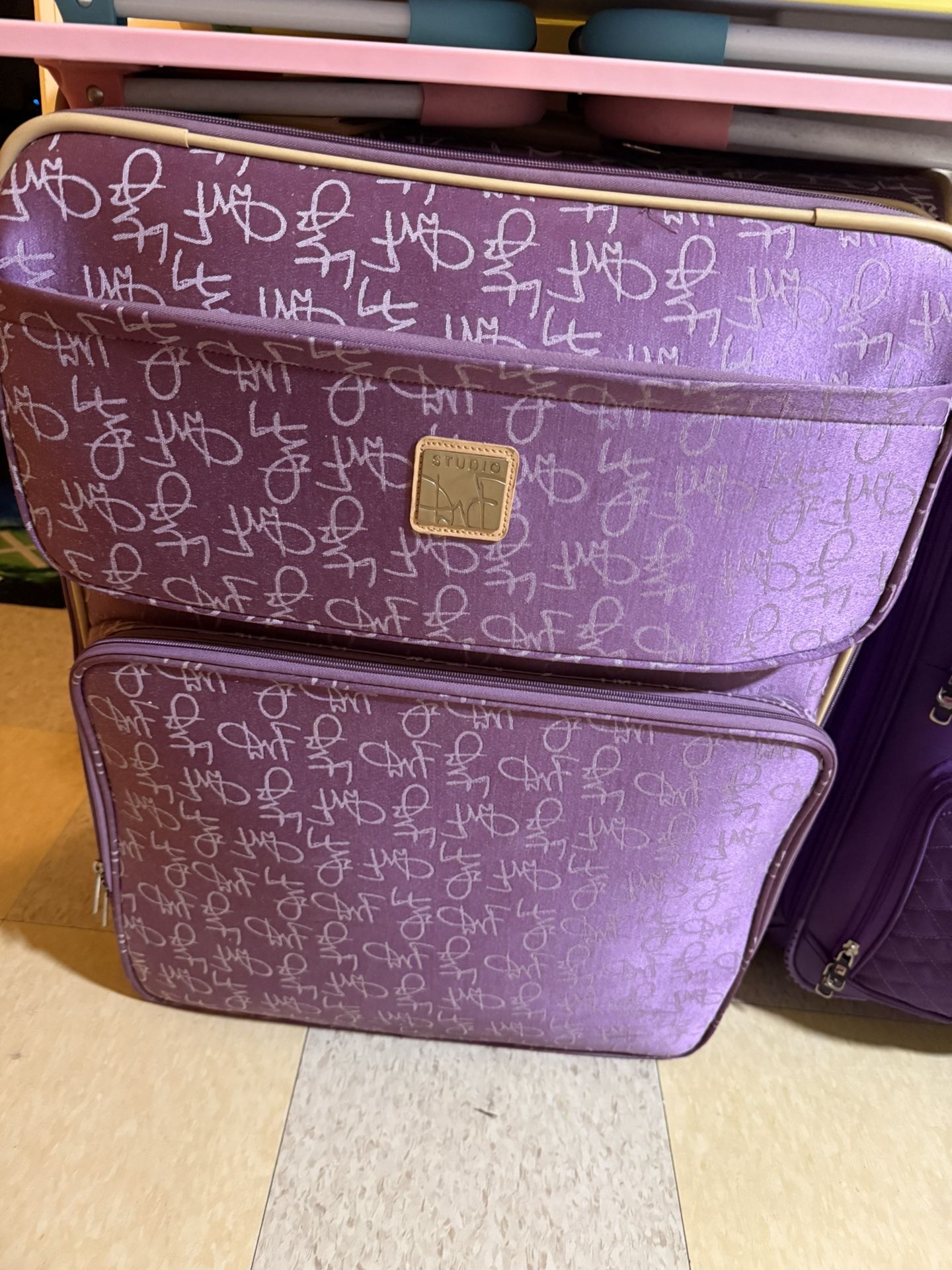 “Purple Large Luggage”