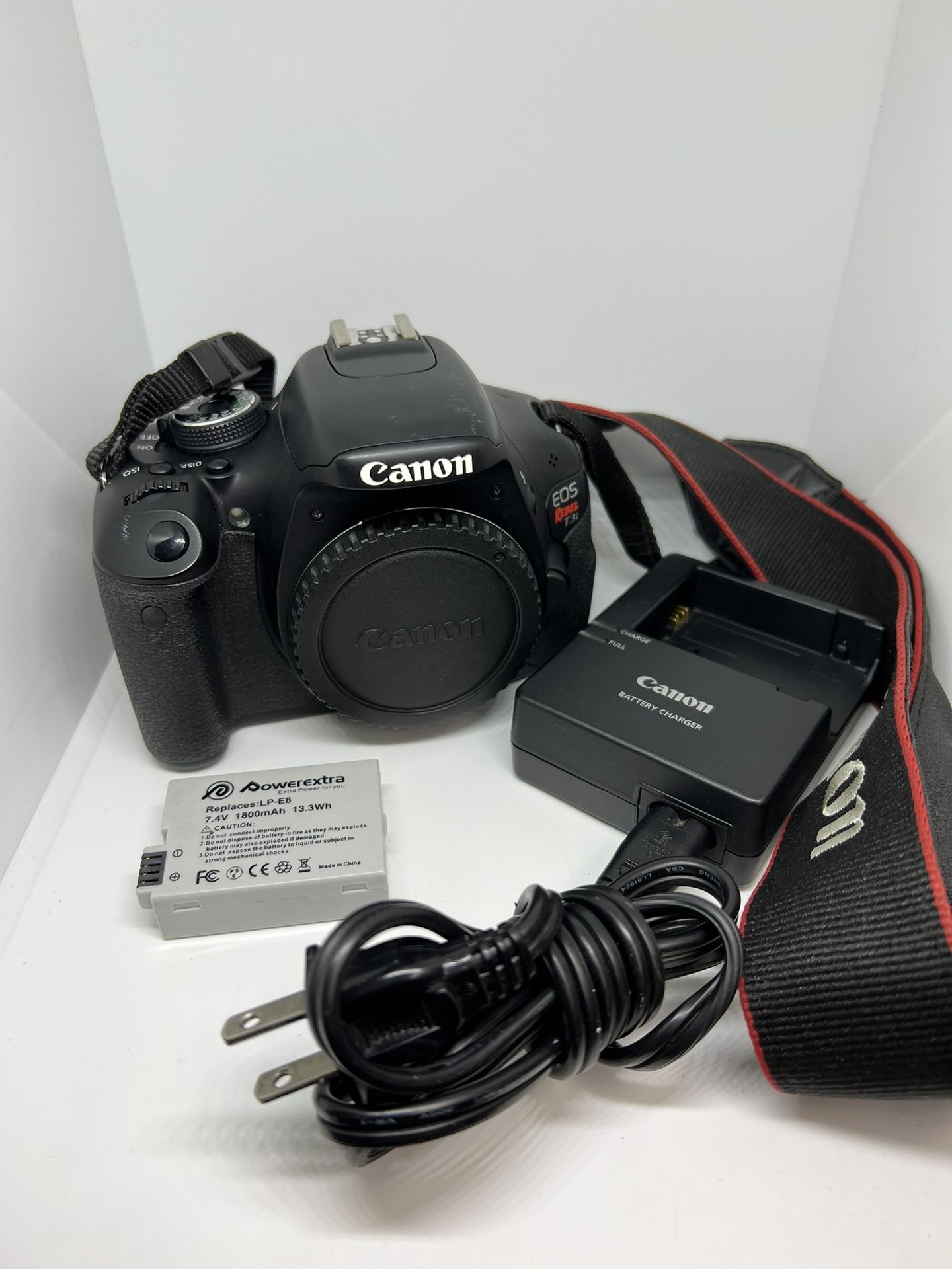 Canon Rebel Digital SLR DSLR T3i 18.0 Megapixels Camera Body with battery,canon Camera,canon Digital Camera