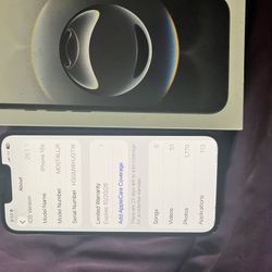 Brand New Apple iPhone 16e - 128 GB - Black (Boost mobile)