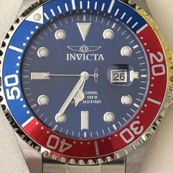 Invicta Pro Diver Automatic Men's Watch -.Pepsi Dial  Steel