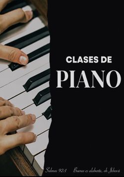 Clases de Piano / Teclado