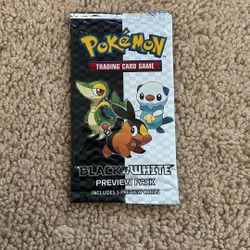 Pokemon Black And White Preview Pack