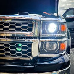 Led Headlights Size 9007 Luces 6000k Bright Glacier White 