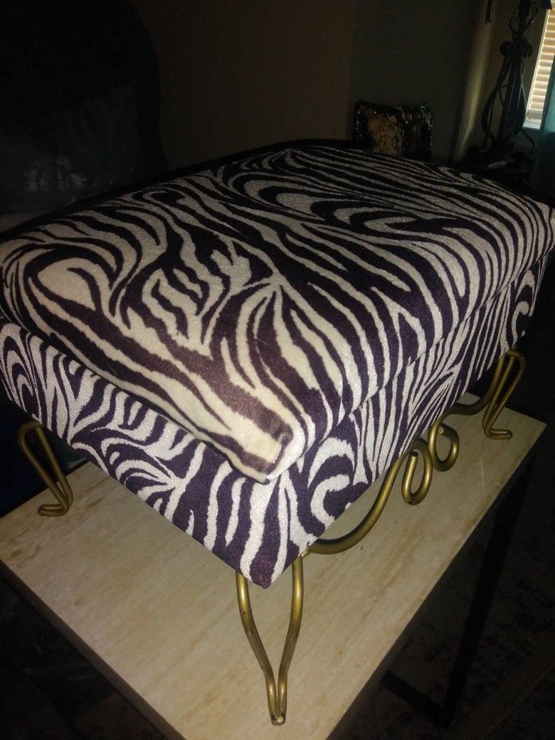 Zebra Printed Jewellery Chest