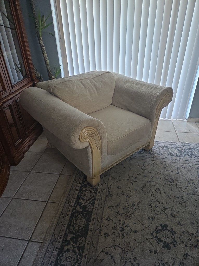Large Cream Chair