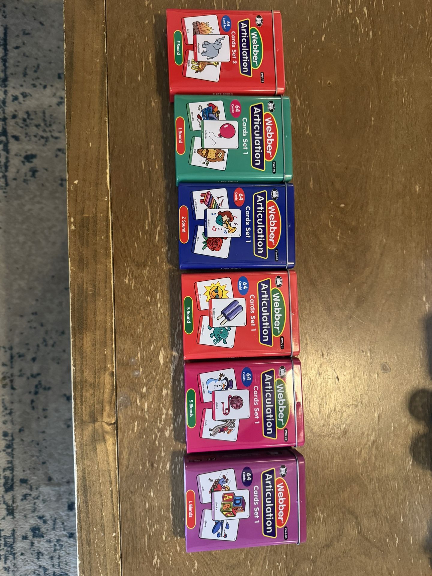 Webber Articulation Cards For Speech Therapy