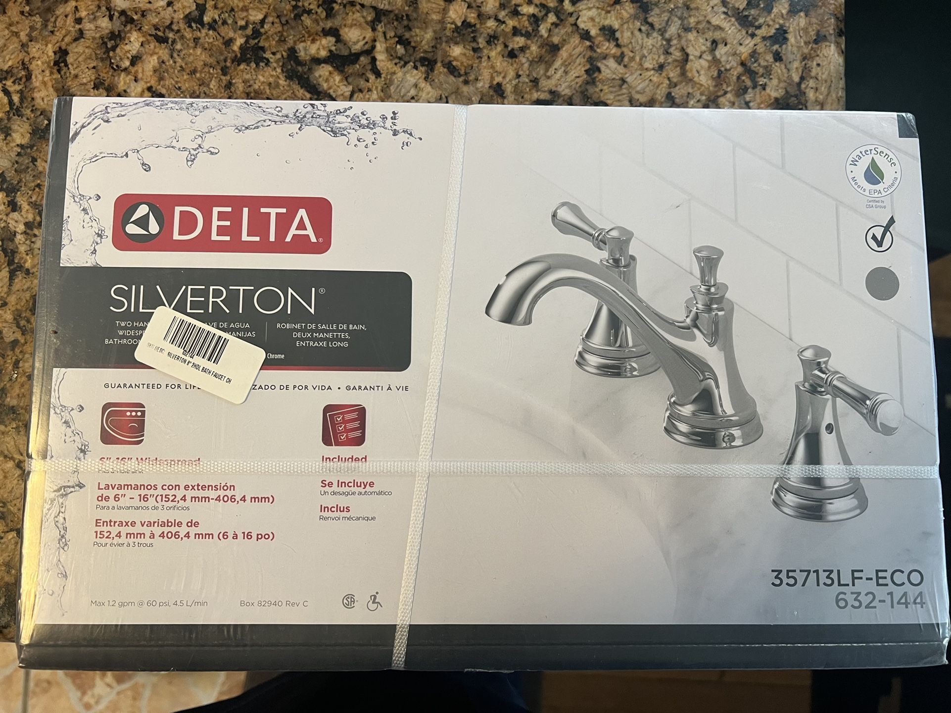 Delta Silverton 8 in. Widespread 2-Handle Bathroom Faucet in Chrome