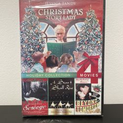 4 Movies Holiday Collection DVD NEW Christmas Story Lady Scrooge Jessica Tandy