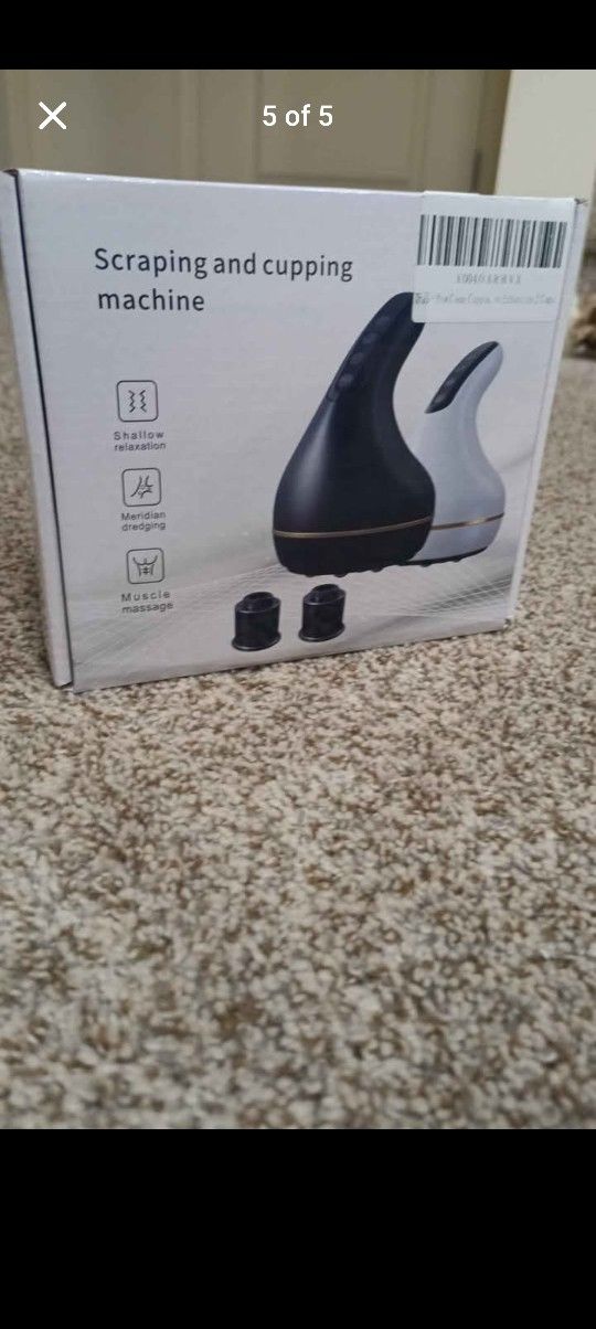 Scraping and cupping machine