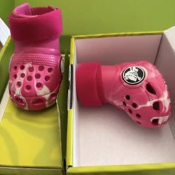 Pink Medium Sized Dog Crocs