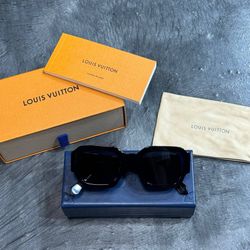 LOUIS VUITTON LV MEN'S 1.1 Square Millionaires Sunglasses Z2611W 93L BLACK Box Dust Bag