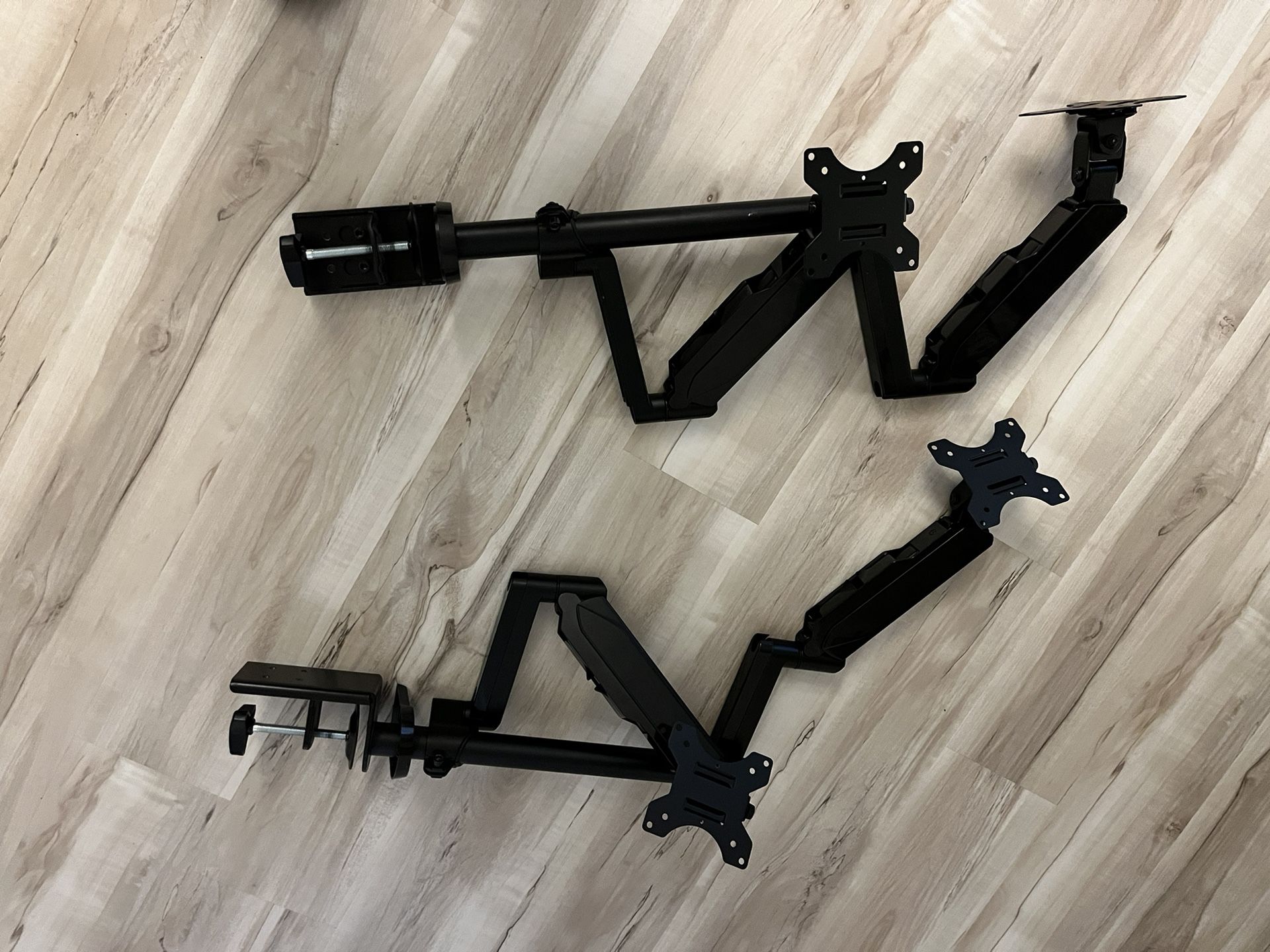 Dual Arm Monitor Stands