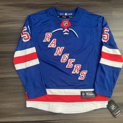 Fanatics New York Rangers NHL Home Premier Breakaway #55 Blue Jersey Men’s XS  100% authentic. Brand new with tags. MSRP $120  This is a Fanatics offi