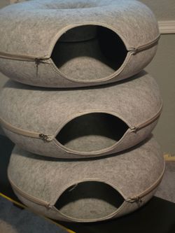 3 Brand New Cat Tunnel Donuts