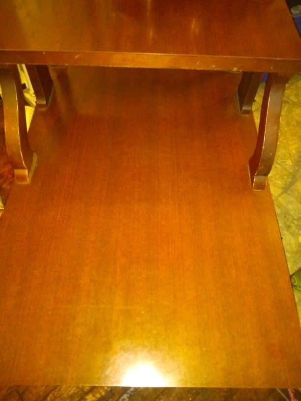 Wood End Table