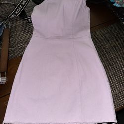 Lavender Short Jean Dress XXX Small 
