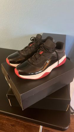 Air Jordan 11 CMFT Low 10.5M BLK/WHI-Gym Red