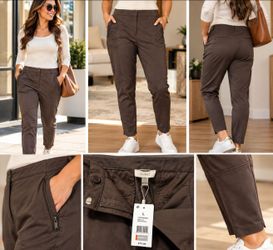 Cupio Women's Dark Brown Pants Size L