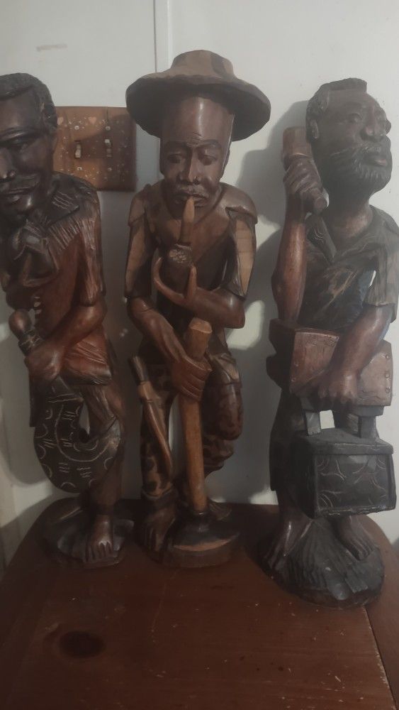 Wooden Statue Puerto Rico/Dominican