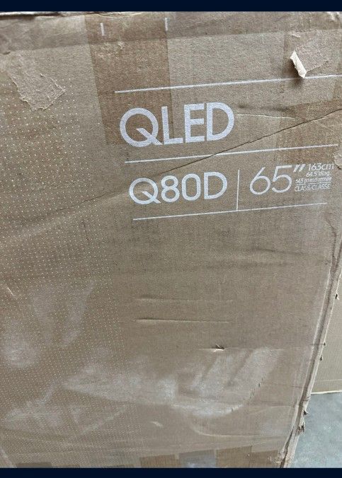 Samsung 65-Inch Class QLED 4K Q80D Series Quantum HDR+ Smart TV w/Dolby Atmos, Object Tracking Sound Lite, Direct Full Array, Motion Xcelerator, Alexa