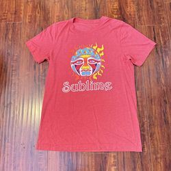 Sublime Sun T-Shirt Red/Orange Color Preowned Size Medium Men’s Read Info Below!  