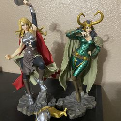 Kotobukiya Bishoujo Marvel Thor And Loki Jane Foster 