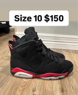 Jordan retro 6s size 10 men