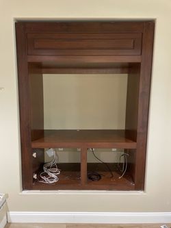 Built in entertainment center