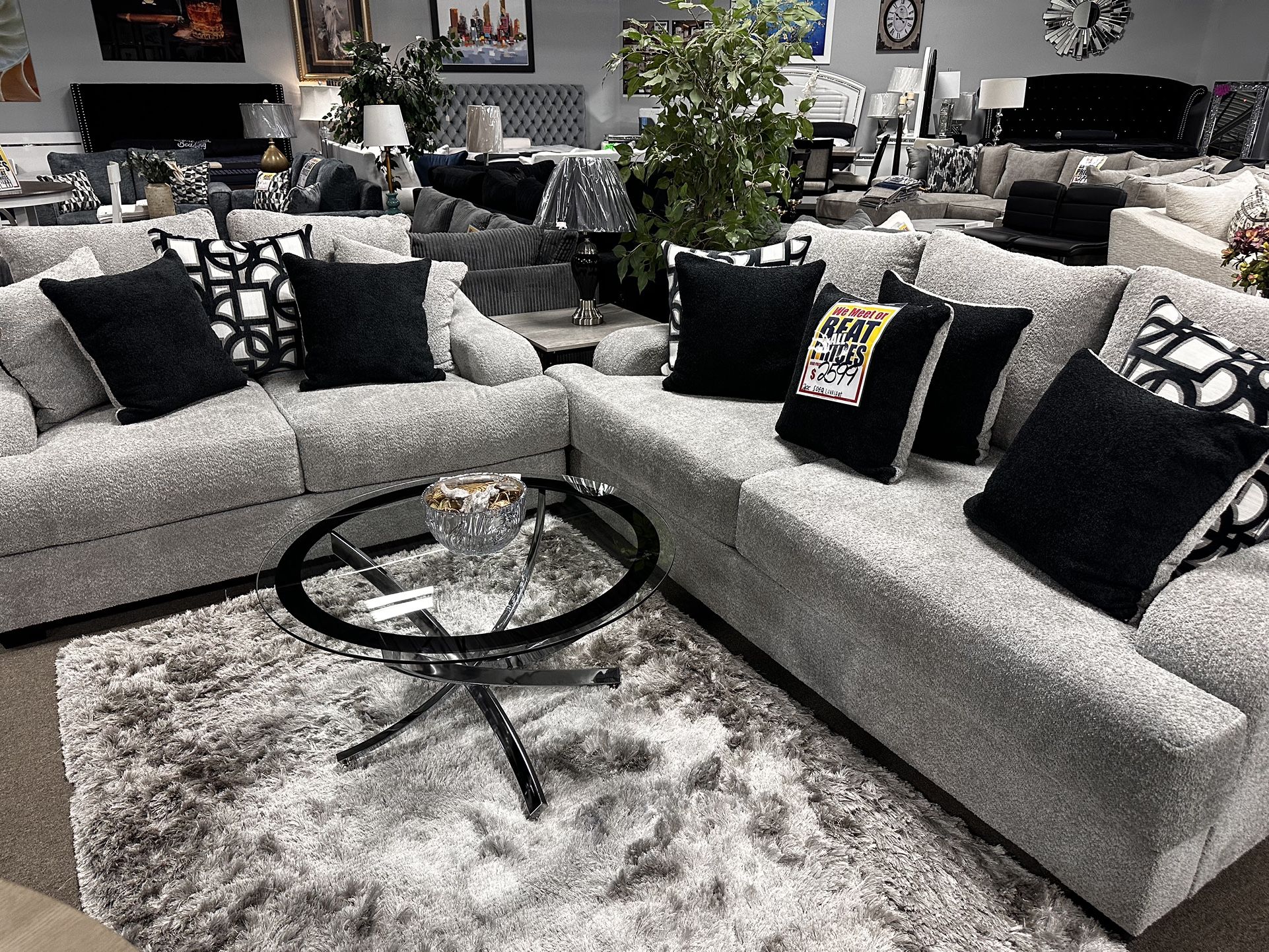 Lovely Sofa Loveseat! $2499! Easy Financing! Deep Seating! ✅🧡⭐️