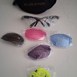 New blublocker sunglasses with interchangeable lenses