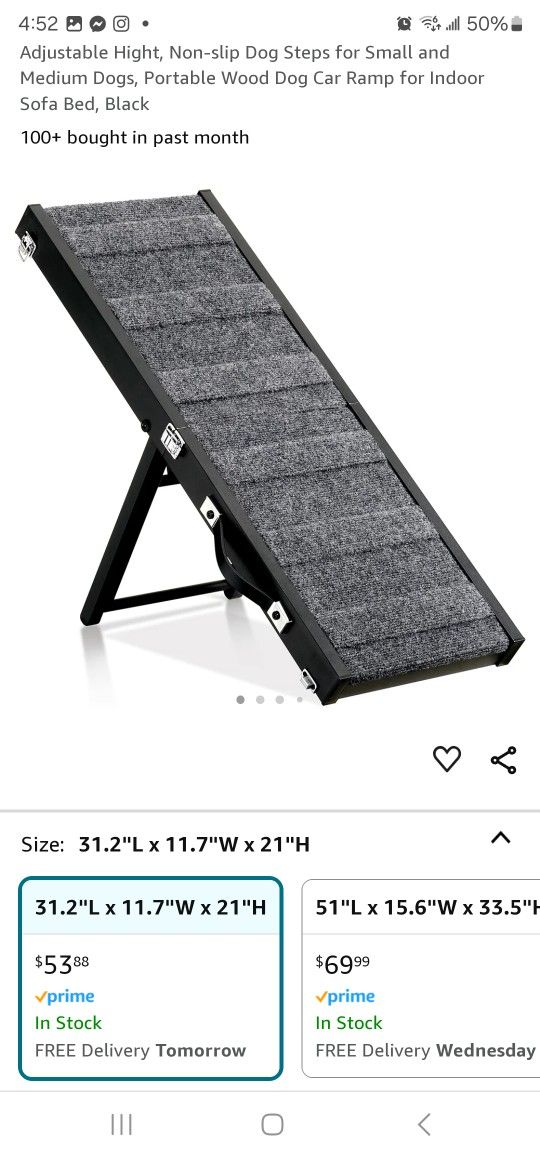 Dog Ramp For Couch New