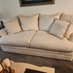 Sofa With Pillows - LOWER price 