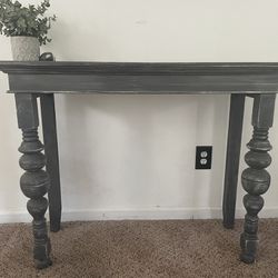 Grey Rustic Console Table 
