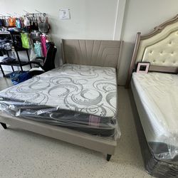 NEW QUEEN SIZE Bed Frame With Mattress!! MAY SALE!!