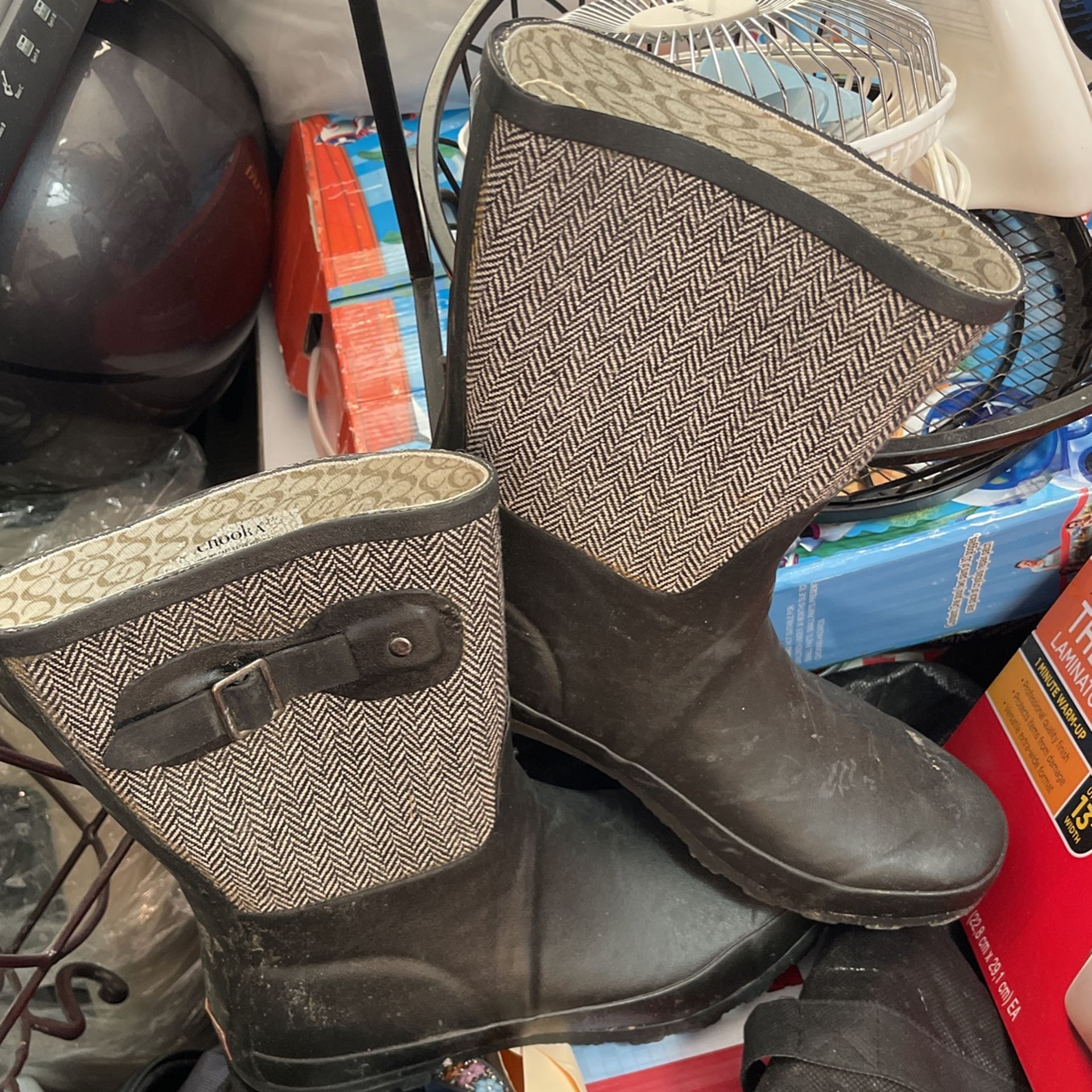 Chooka Rain Boots Size 10 Women
