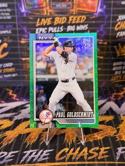 2026 Topps Series 2 Paul Goldschmidt #597 New York Yankees Green Parallel 72/99