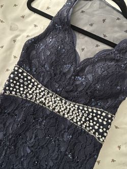 Prom navy blue dress