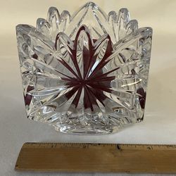 Lead Crystal Candle Holder