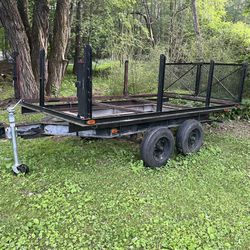 Home made 12' trailer frame ALL AMERICAN STEEL!