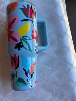 Katespade Stainless Steel 40 oz. Tumbler Safari Floral Design