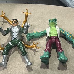 The Lizard Spider-Man and Friends Toy Biz Action Figure & Legends Doc Ock 2012