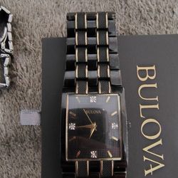 Bulova Men's Diamond Watch 