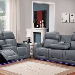 ✨MANUAL RECLINER SOFA AND LOVESEAT SET 