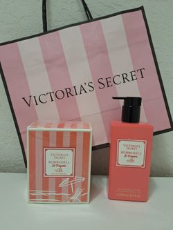 New Victoria's Secret Bombshell St. Tropez Set Perfume + Body Lotion