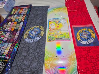 Pokémon TCG x Santa Cruz Skateboard Deck Pikachu