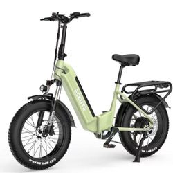 ESKUTE Star Folding Electric Bike, 960Wh LG Battery Cells, Up to 80 Miles Range, 500W(750W Peak) Powerful Motor, Hydraulic Brakes and 7-Speed, 20"x4.0