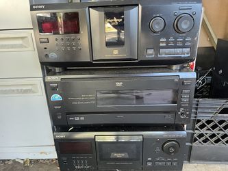PARTS OR REPAIR : Sony 200 300 Disc CD Players CDP-CX255 DVP-CX850D CDP-CX335