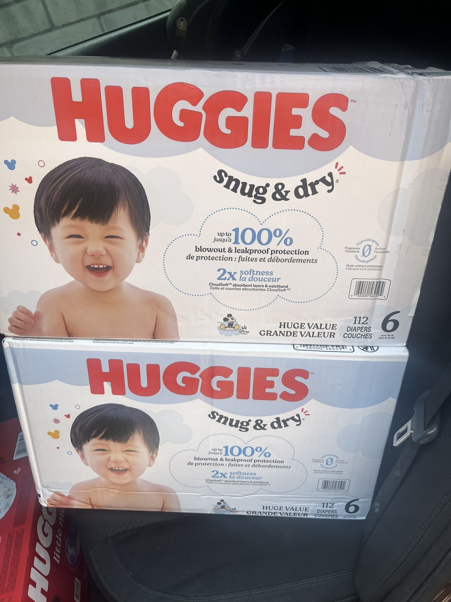 Huggies Diapers Size 6 - $38 Each Box