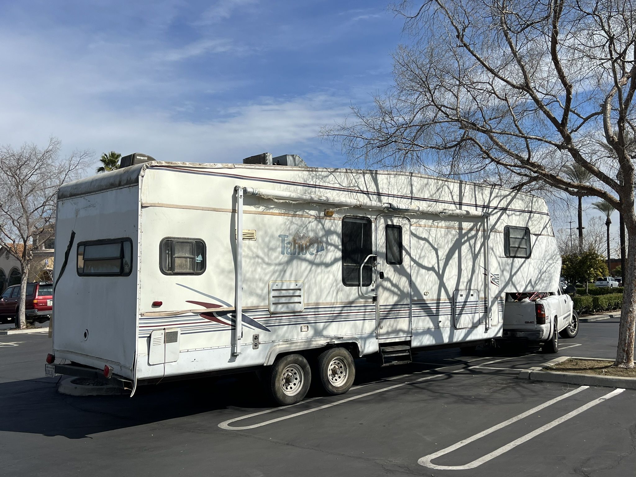 Tahoe 5th Wheel Trailer W Slideout Ac Livable Inside Tows Good