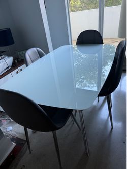 Dining table with 4 chairs